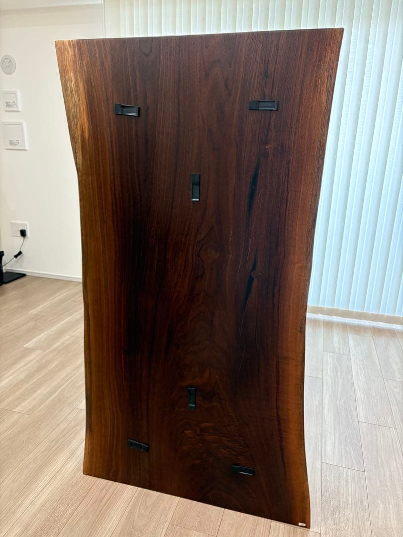 【送料込み】ウォールナット　一枚板　ダイニングテーブル　ローテーブル