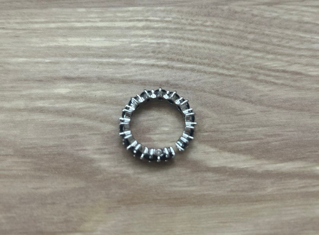 WOOINGリングフリーサイズ　BTSジョングク使用　ブラック