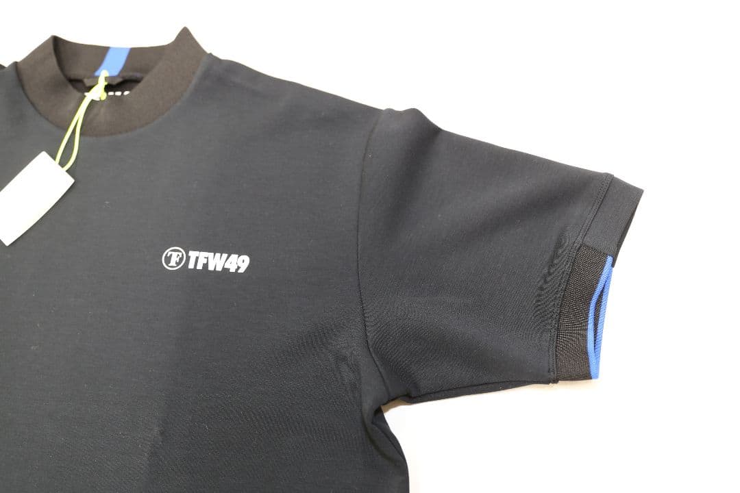 TFW49 ブラックモックネックシャツ