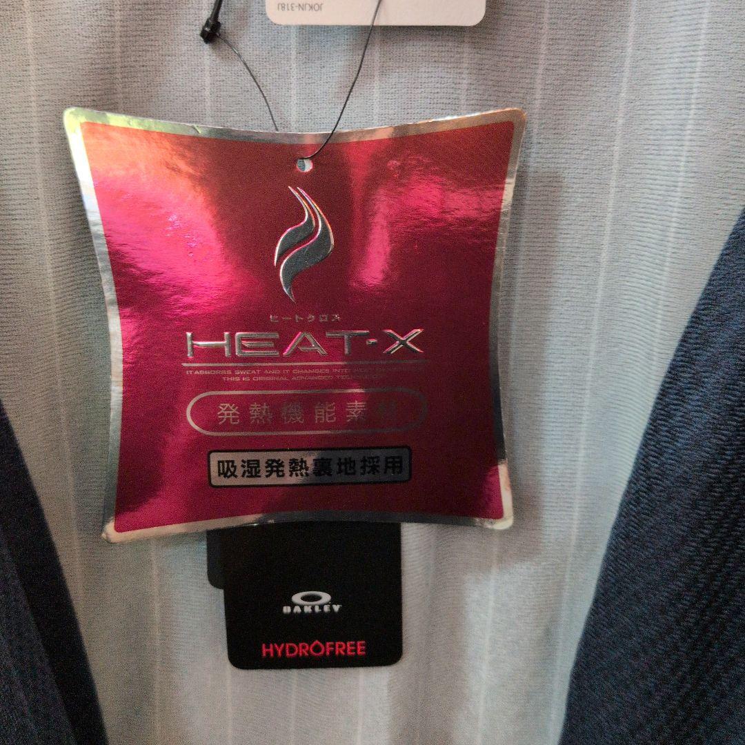 新品 L オークリー ゴルフ ウィンドブレーカー 撥水 ジャケット ブルゾン 紺