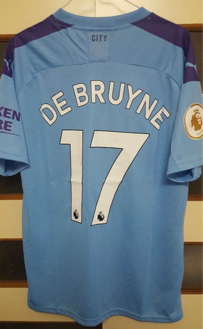 <新品>マンチェスター・シティ デブライネ 17番ホーム
