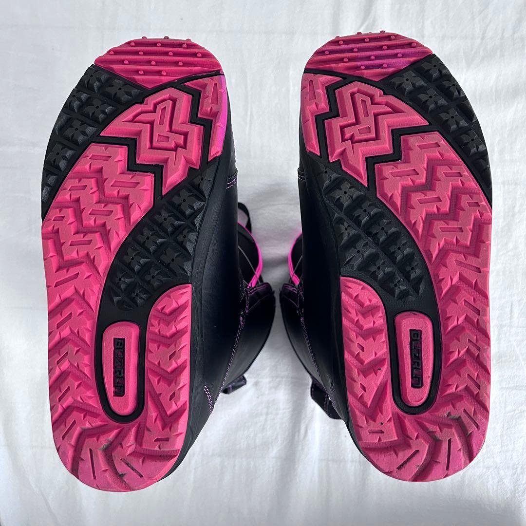 【美品】レディース スノーボードブーツ 24cm BUZ RUN ダイヤル式