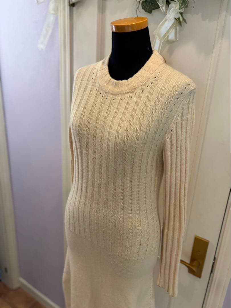 サンローラン・GUCCI カシミアニットワンピース【M】