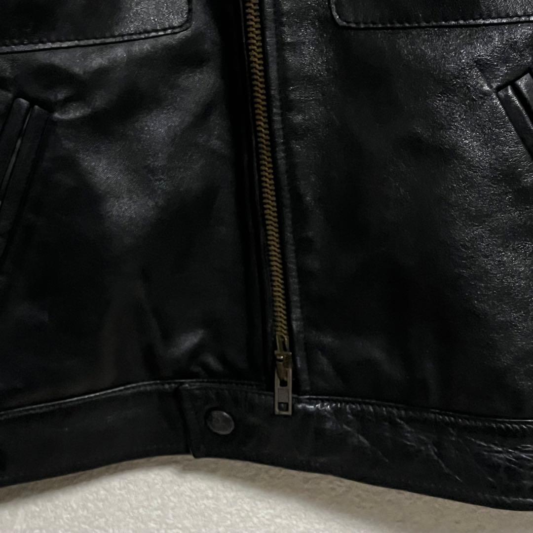 イタリア製 HAUTE オート 馬革 レザージャケット 50