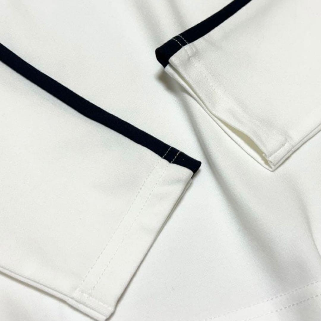 新品23区ゴルフMサイズ 吸水速乾 UVカット ベアスムースモックシャツ