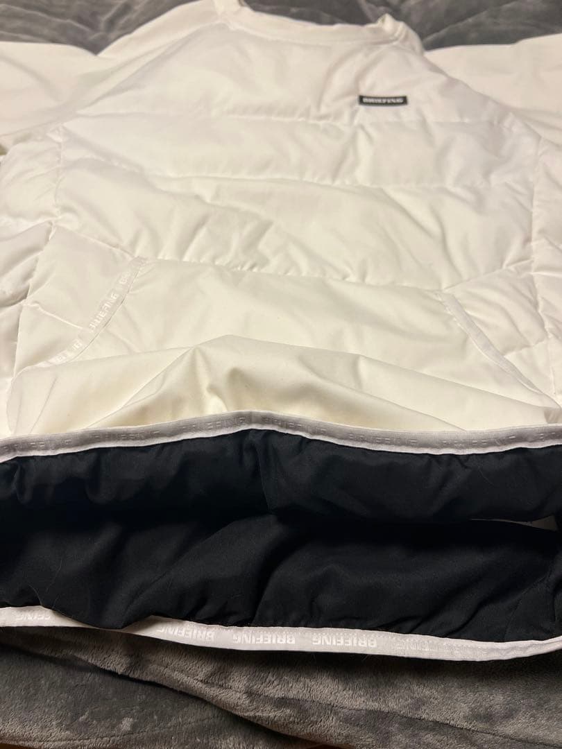 BRIEFING ホワイト ダウン ジャケット TAION サイズL