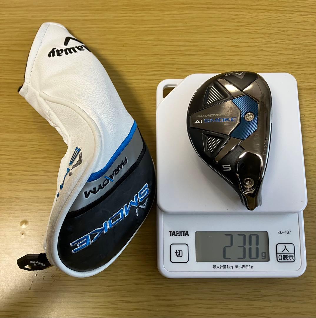 美品 キャロウェイ パラダイム Ai SMOKE HL 5U ヘッドのみ