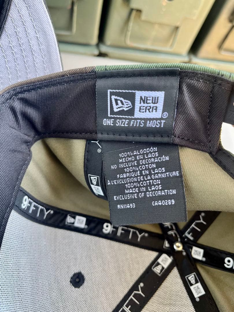 新品未使用NEW ERA日の丸 Dロゴ ブラック/ ウッドランド大谷翔平　ラスト