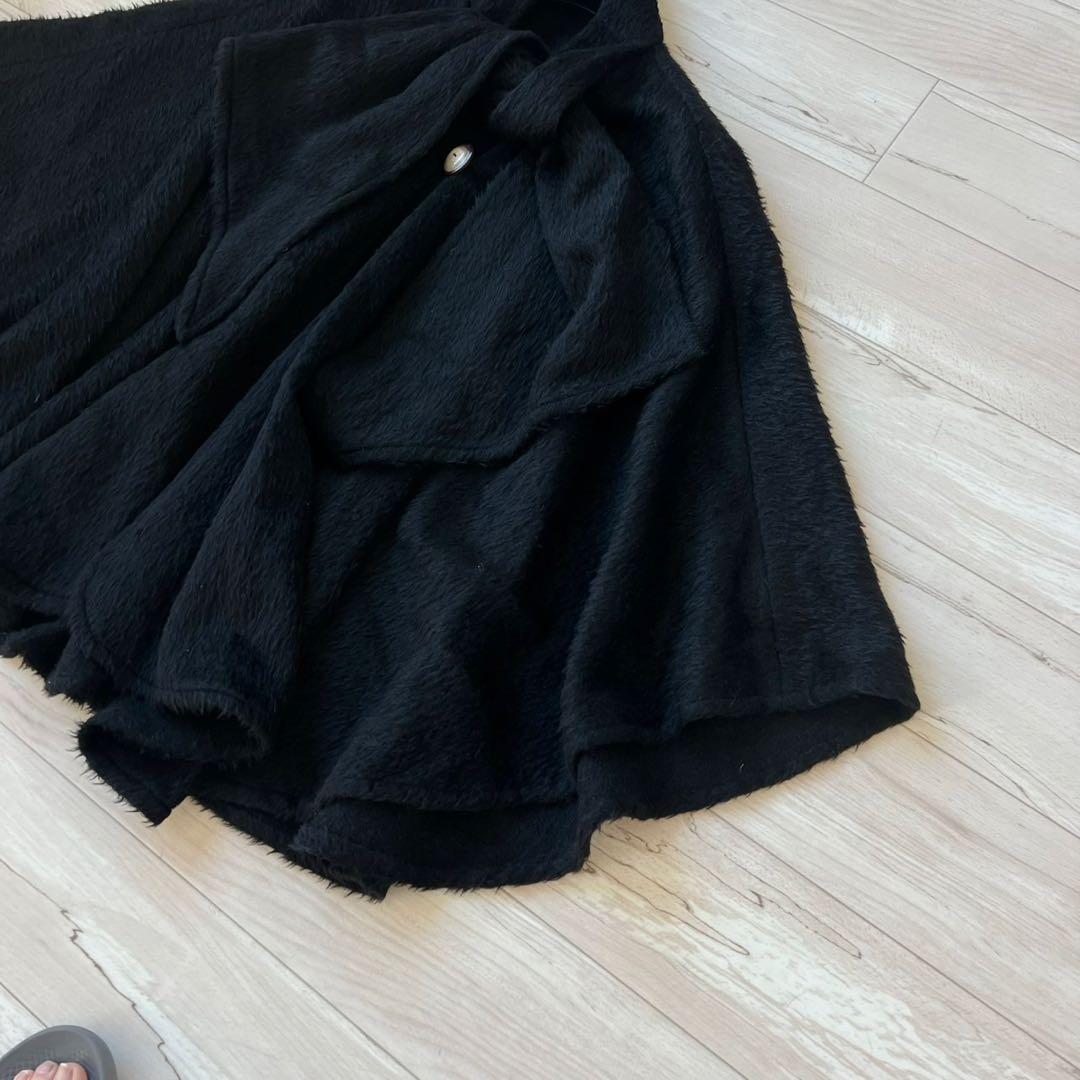 希少　HERNO ポンチョコート　ボウタイ　最高級アルパカ　カシゴラ　ケープ