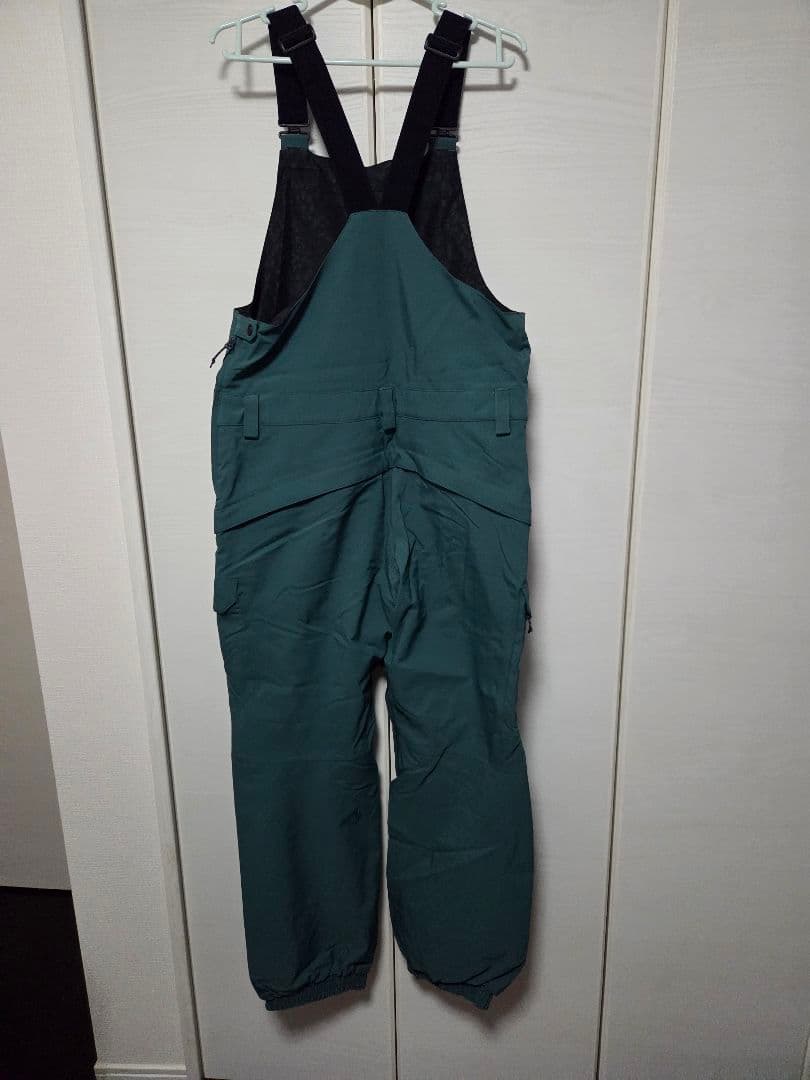 VOLCOM レディースビブパンツ Mサイズ ダークグリーン