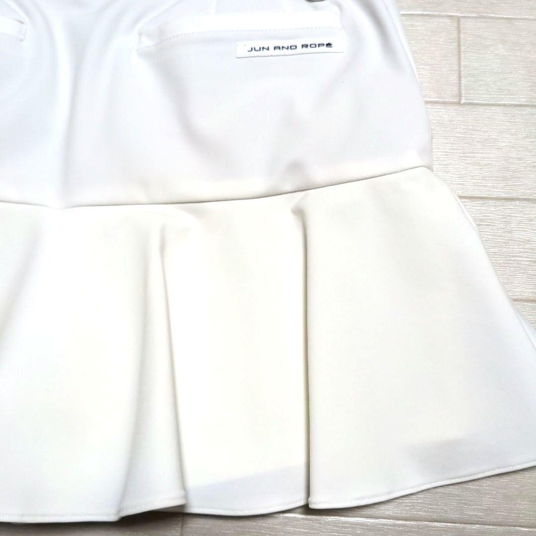 再再再値下げ新品　ジュンアンドロペ　スカートМ　白ホワイト春夏