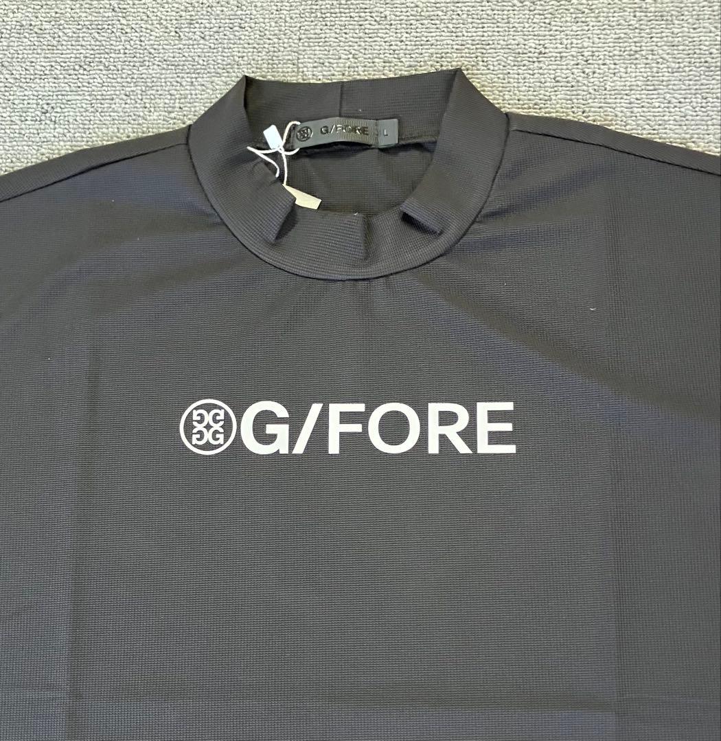 G/FORE ジーフォア XLサイズ モックネックT-シャツ ブラック