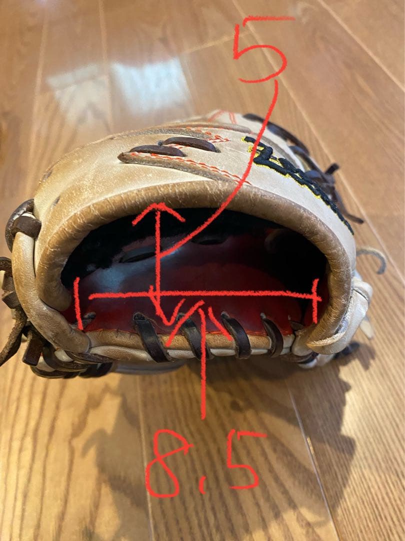 Zeems 日本製 野球グローブ ホワイト