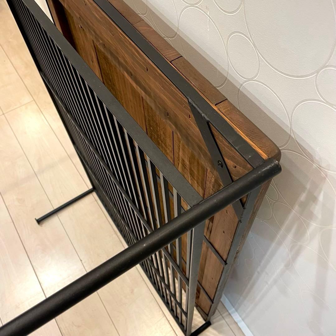 【美品】KeLT ケルト ローテーブル 棚付き アイアン×木製 インダストリアル