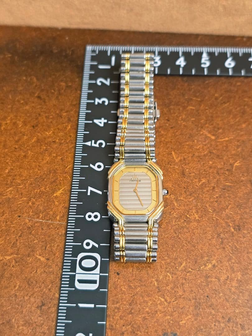 T06A【美品】セイコー クレドール 18KT クォーツ【2F70-5490】