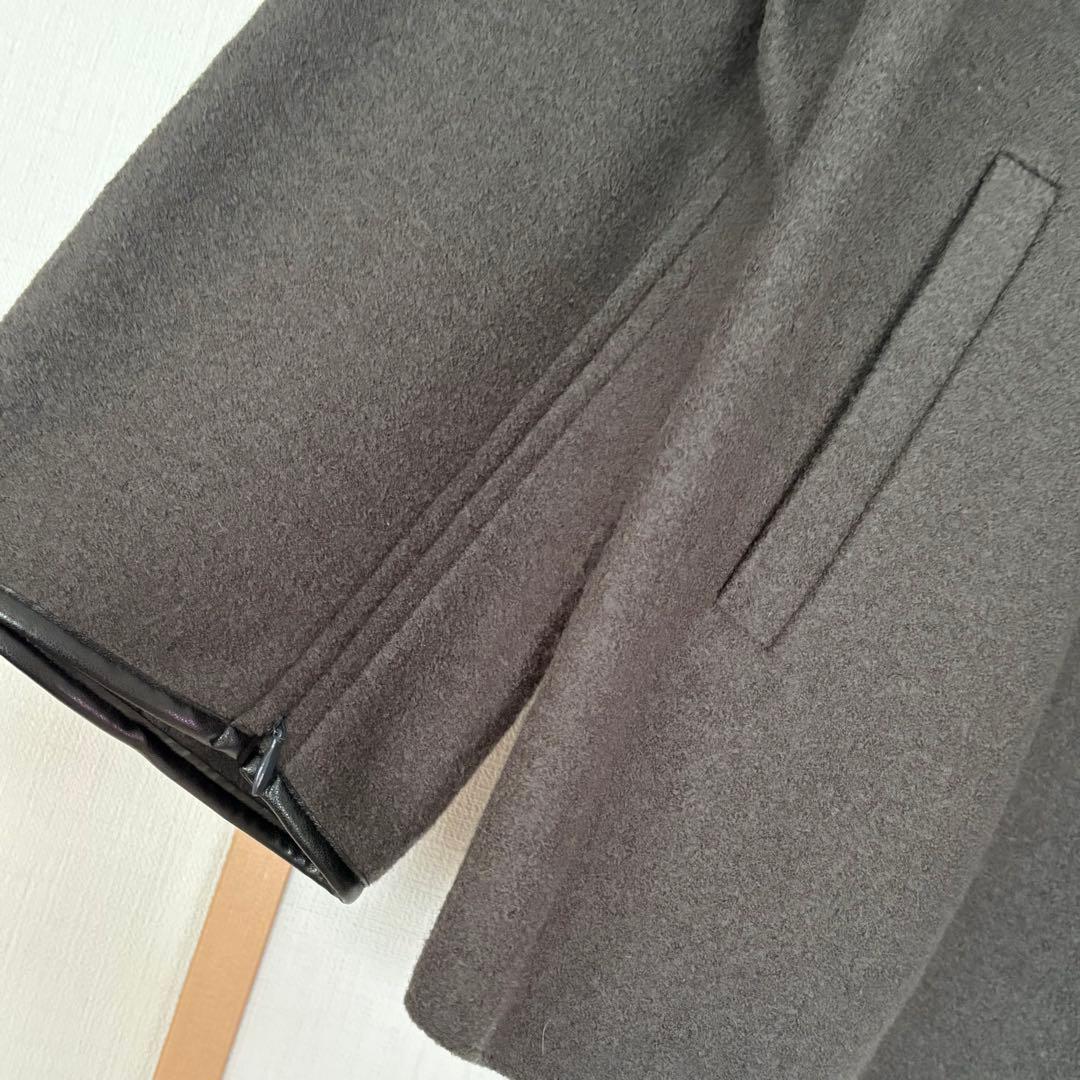 美品 23区L ノーカラー アウター 44 コート