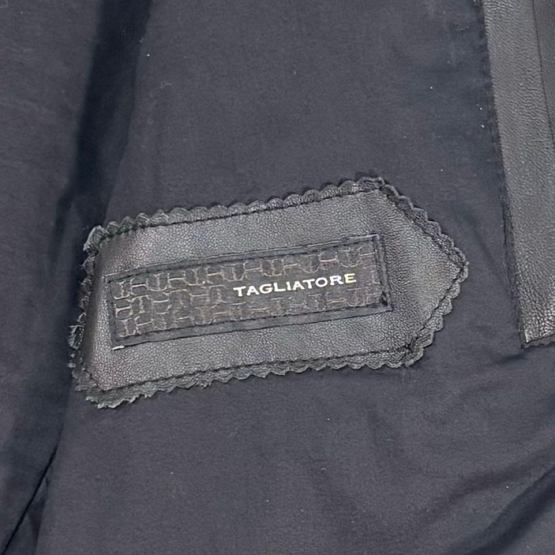 タリアトーレTAGLIATORE ラムレザー ダブルライダースジャケット 50