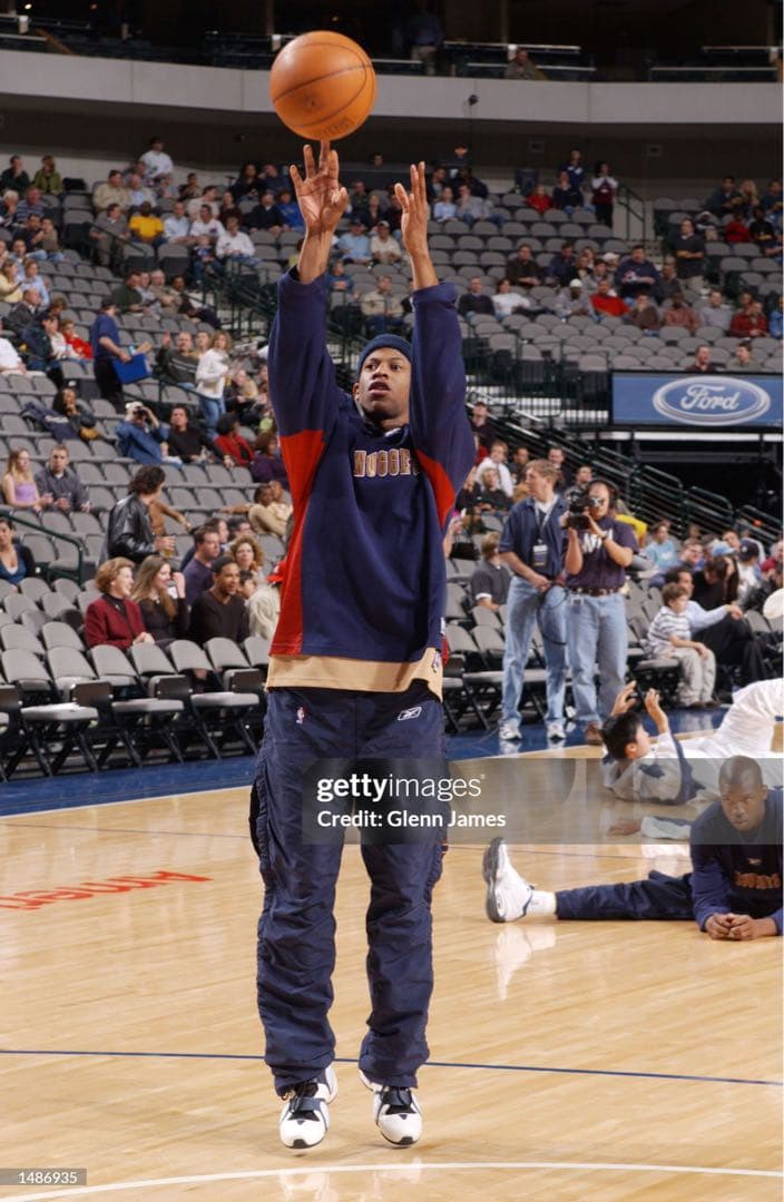 選手支給品 reebok NBA ナゲッツ シューティングシャツ 選手着用品