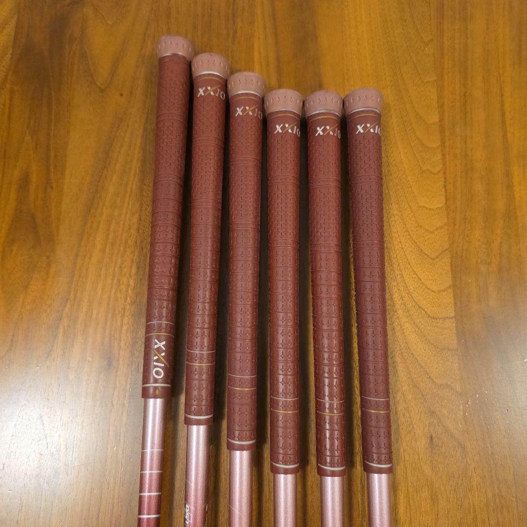 【レディース】ゼクシオ8 アイアン 6本セット フレックスL ボルドー