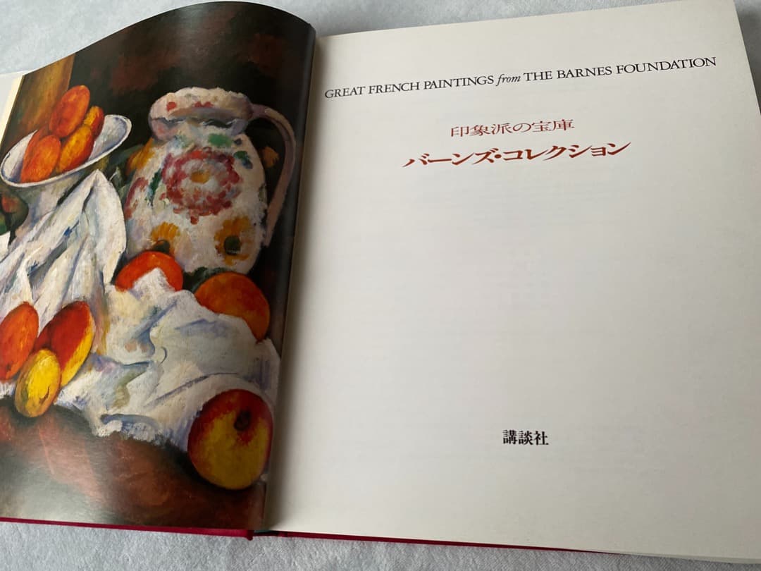 印象派の宝庫バーンズ・コレクション展　図録