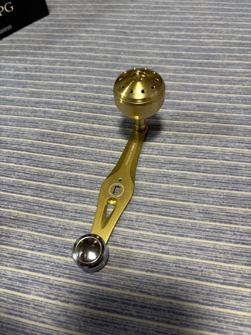 夢屋パワーバランスハンドル65mmアルミゴールド