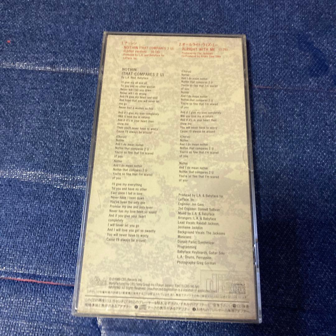 The Jacksons ジャクソンズ　ナッシン　8センチ8cmシングル洋楽CD