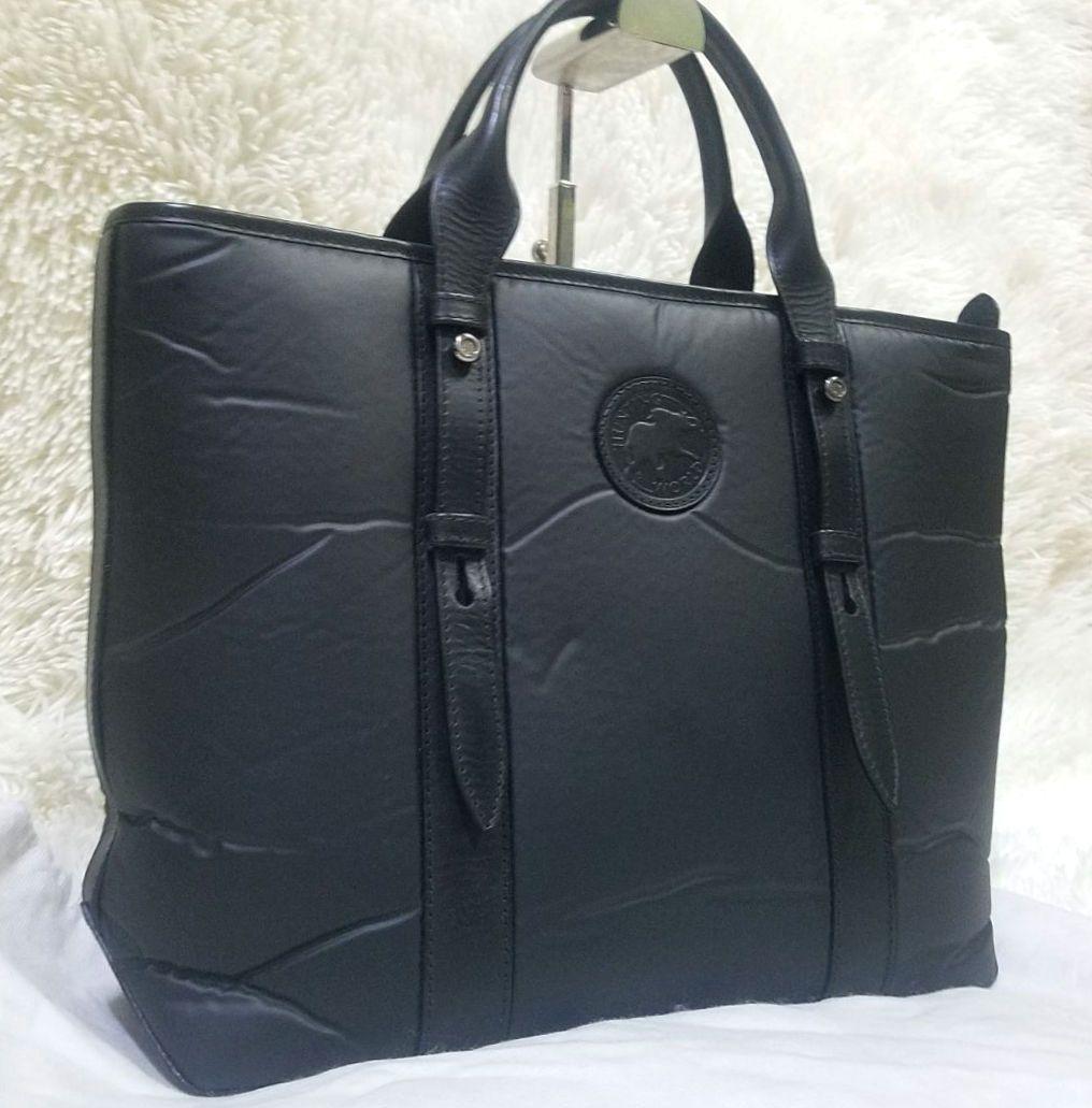 【極美品】HUNTING WORLD トートバッグ バチュークロス 大容量 黒