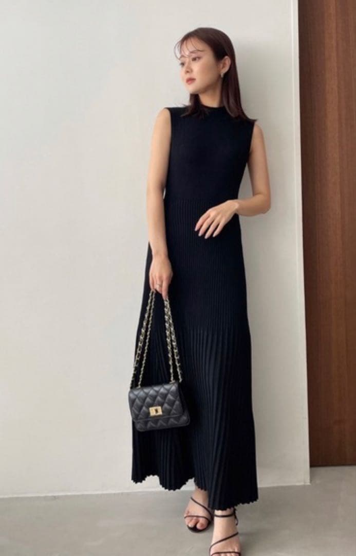 【美品】anuans セミマーメイドニットワンピース