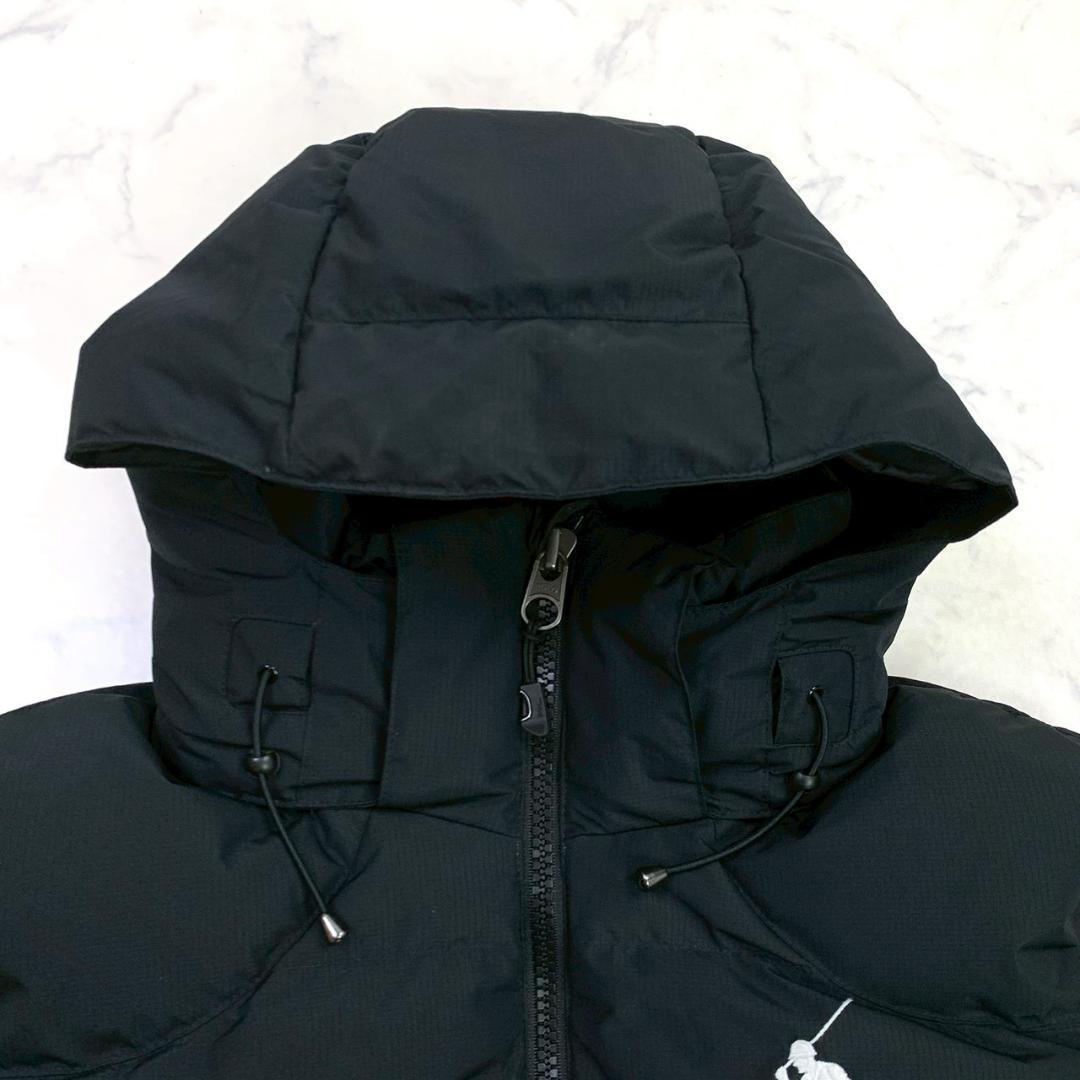 現行QRタグ★ポロラルフローレン ダウンベスト ビッグポニー 黒 L　E008