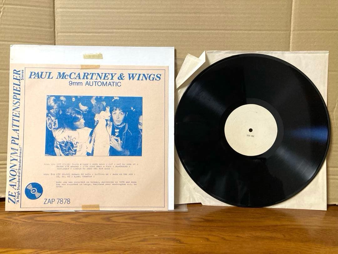希少 ビンテージ 海賊盤 ポールマッカートニー WINGS レコード 当時物