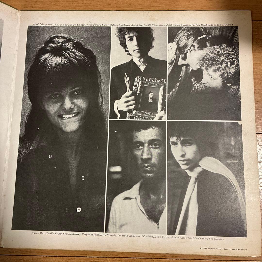 ボブディラン 名盤 レコード ブロンドオンブロンド UKオリジナル盤