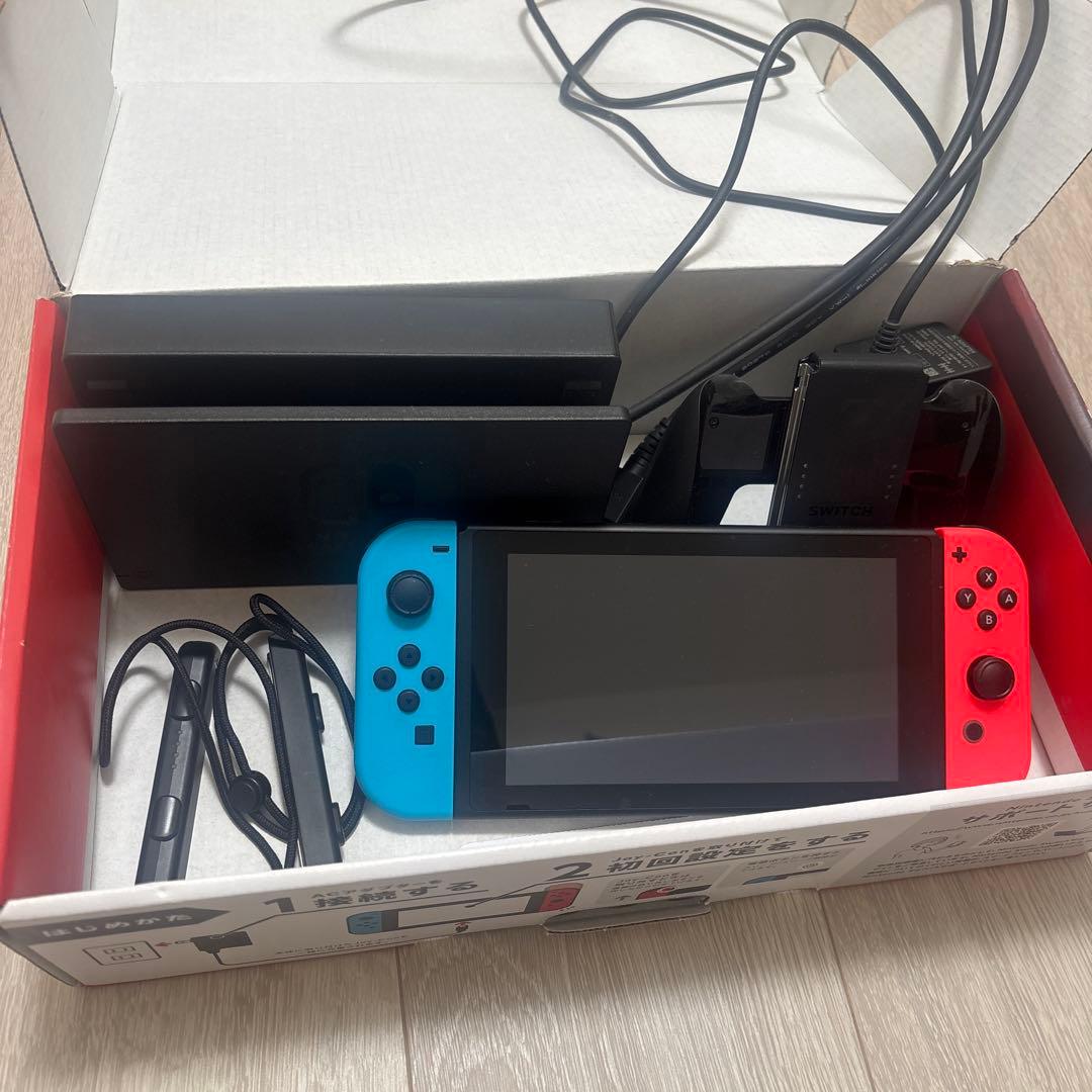 Nintendo Switch 本体 ブラック　外箱付属品完備　スイッチ