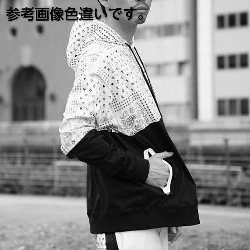 LUXE/R GOLF ストレッチ布帛ペイズリーパーカー 45844GRXL②