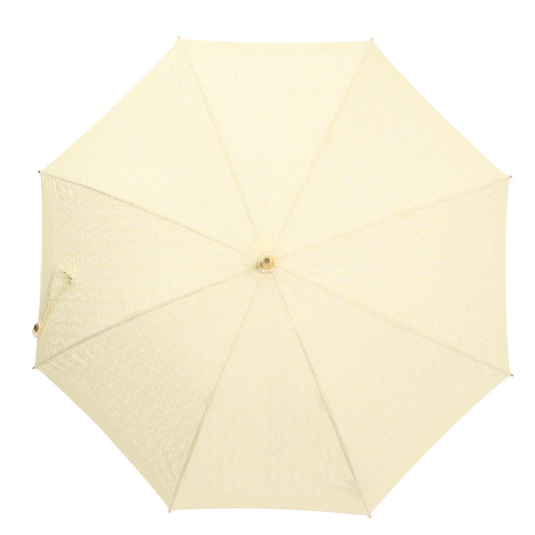 【Ⓜ️Ⓜ️】CELINE　晴雨兼用傘 マカダム総柄 クリアハンドル ロゴ入り