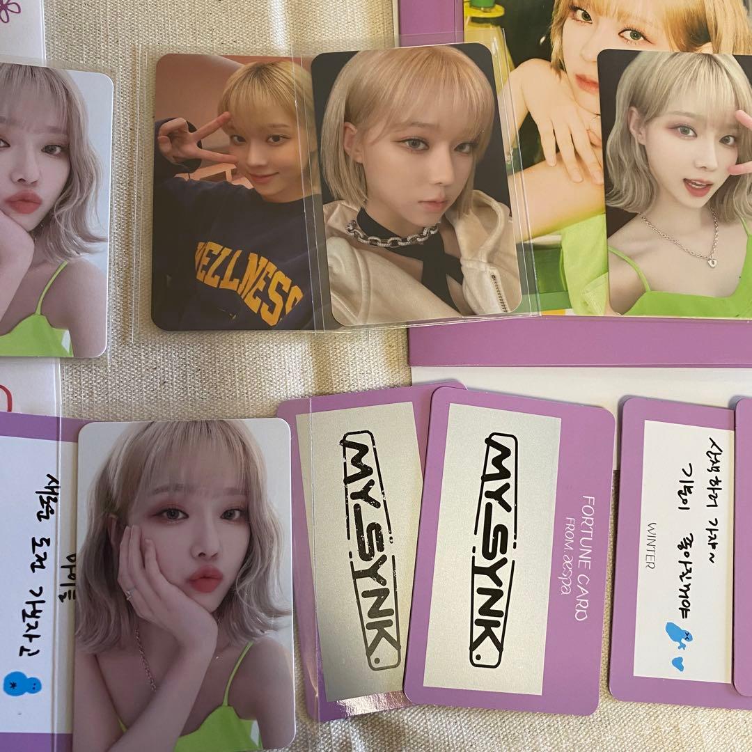 ウィンター トレカ セット my synk girls aespa mumo