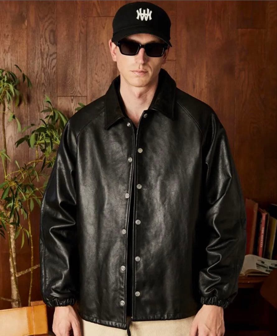 新品 25AW SCHOTT レザーコーチジャケット XL