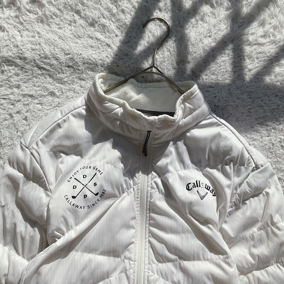 キャロウェイ 中綿ジャケット ダブルジップ プリント LL ゴルフ レジャー