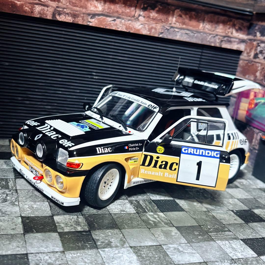 ワンオフカスタム 1/18 Solido ルノー 5 マキシ ターボ グループB