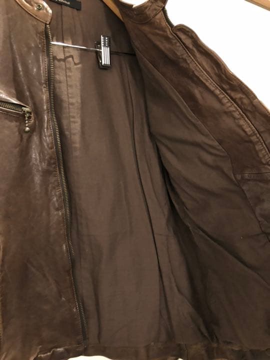 Johnbull ジョンブルラムレザー ライダースジャケット【Sサイズ・美品】