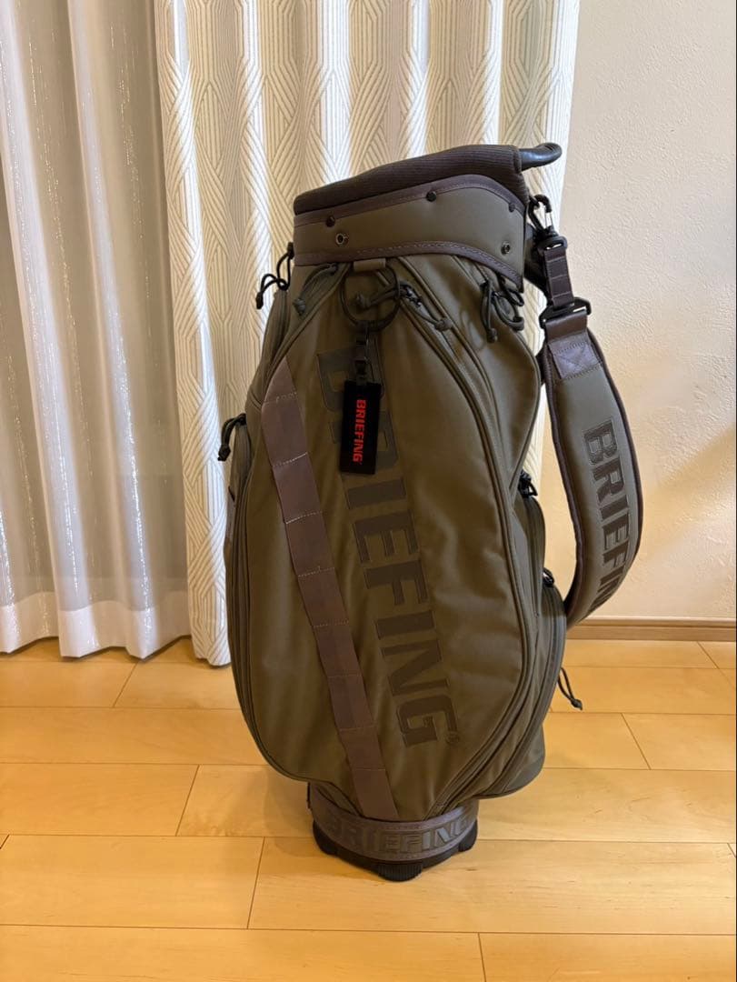 BRIEFING ゴルフバッグ オリーブグリーン　超美品