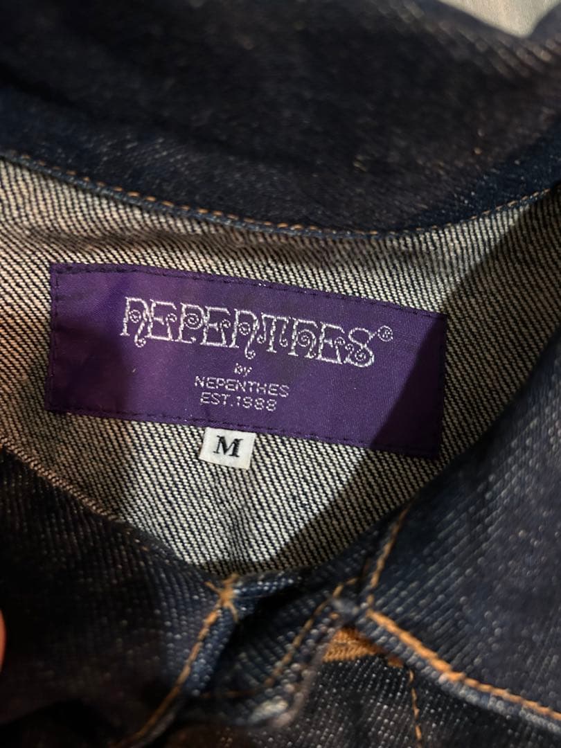 ネペンテス NEPENTHES デニムジャケット　バイカラー　Darts