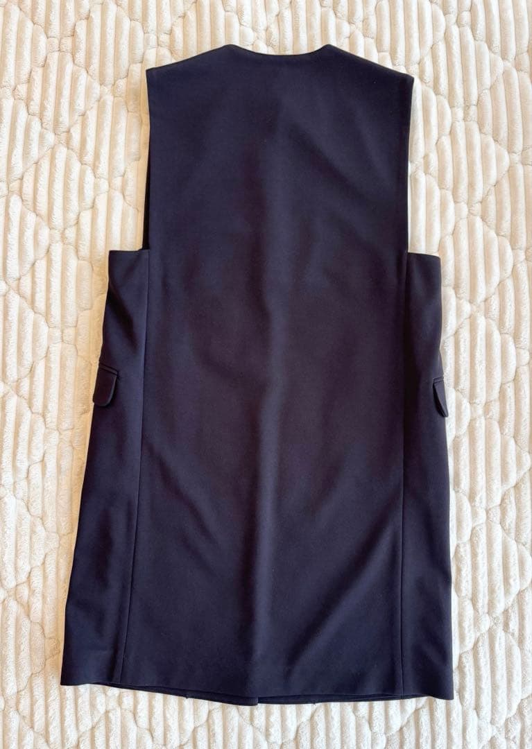 【美品】Ballsey ドライアムンゼン　クルーネックロングジレ　36