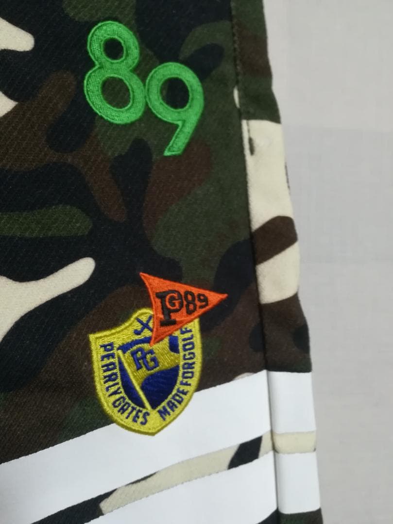 PEARLY GATES 30周年記念モデル カールカール カモ柄プリントパンツ