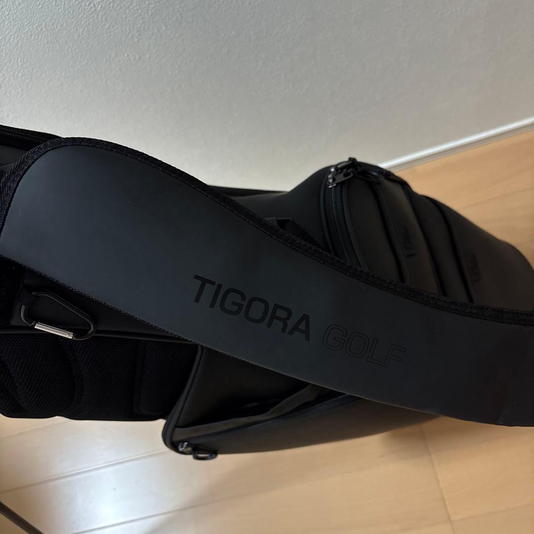 TIGORA GOLF ブラック ゴルフバッグ