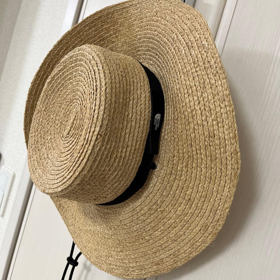 【新品未使用品タグ付】ノースフェイス　ラフィアハット