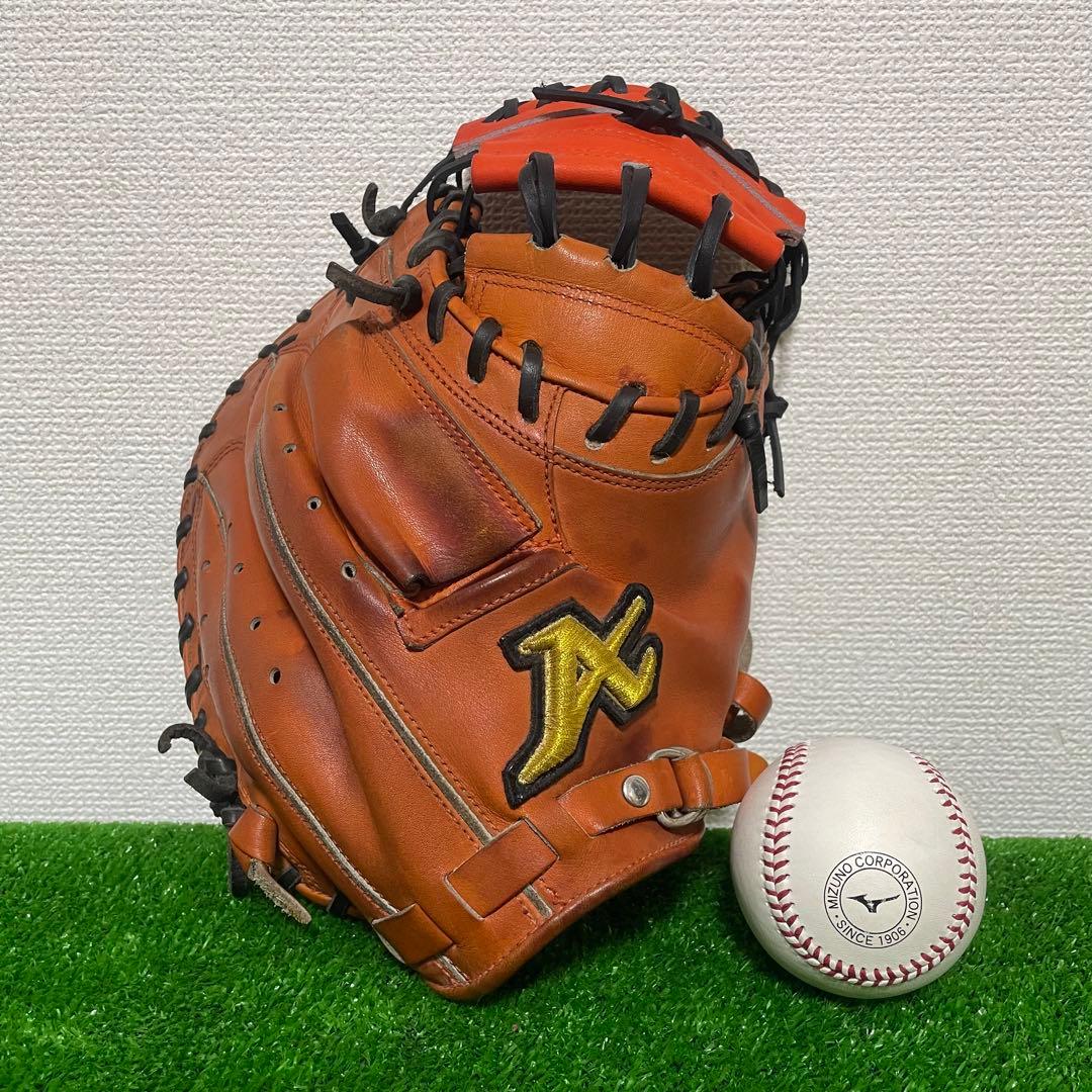 アトムズ　硬式　キャッチャーミット　高校野球対応　限定ジュテルレザー