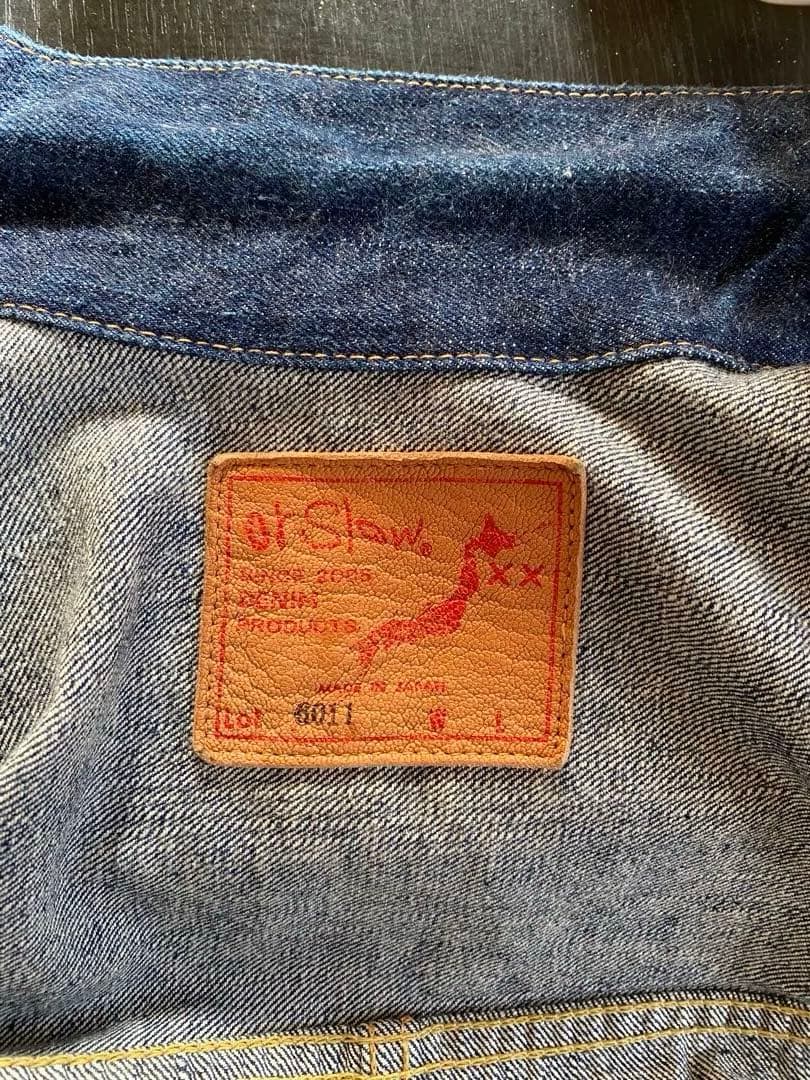Orslow オアスロウ 1st ファースト Tバック デニムジャケット 4XL