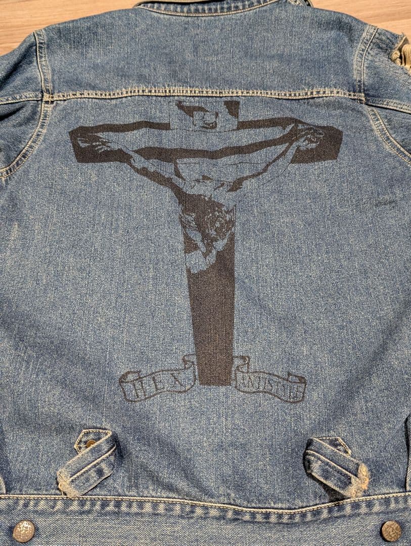 レ*ー様 [3月まで販売予定]HEX ANTISTILE　ダメージデニムジャケッ