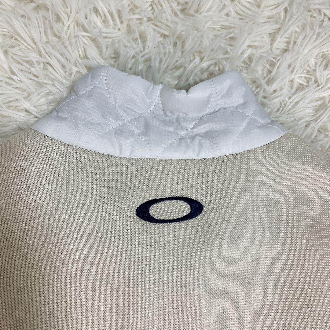 極美品✨オークリー キルティング リブニット セーター ジャケット L ゴルフ