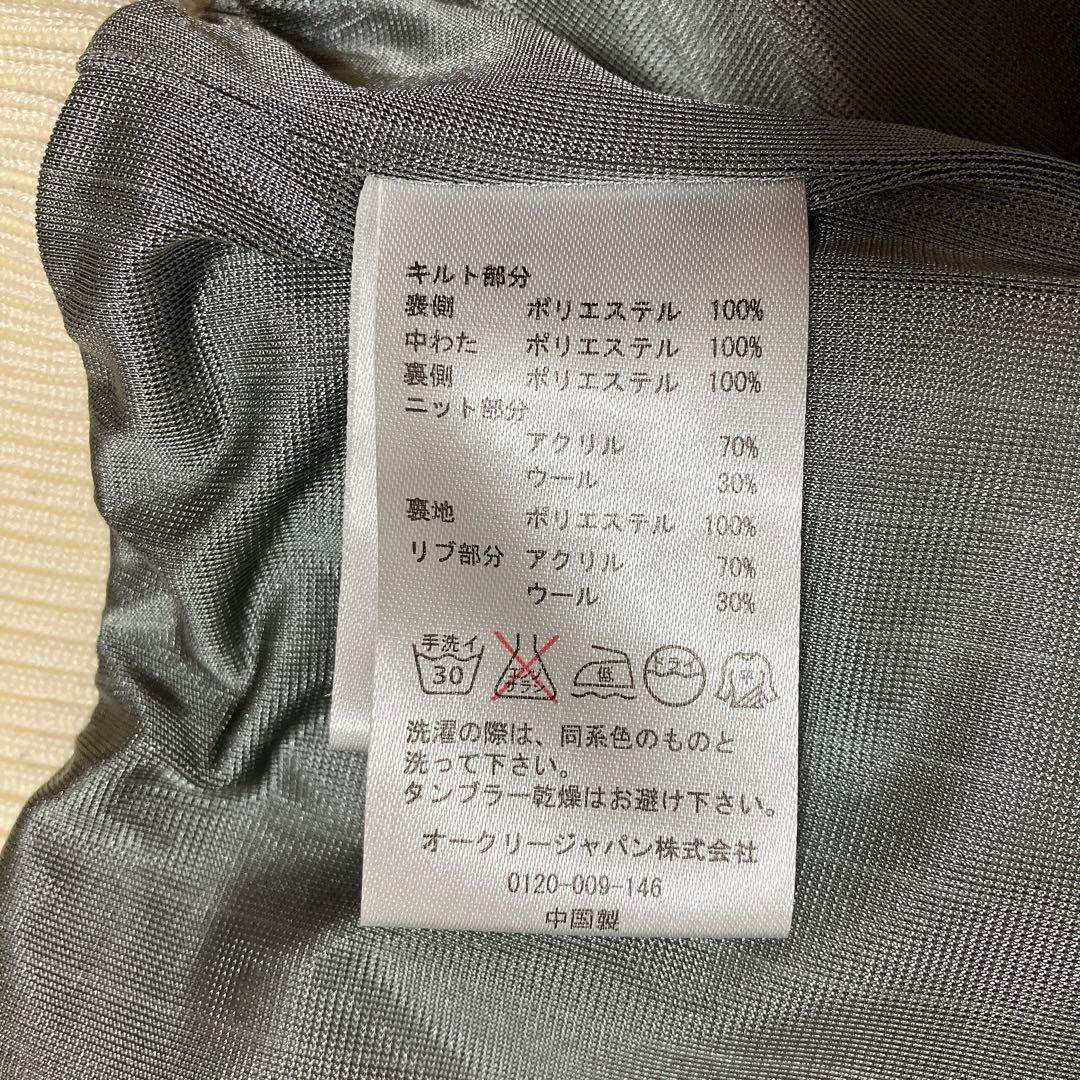 極美品✨オークリー キルティング リブニット セーター ジャケット L ゴルフ